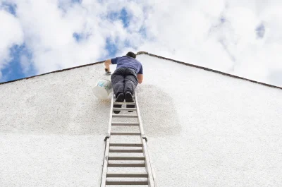 Peinture extérieure à la Gaubretière — façades et ravalement